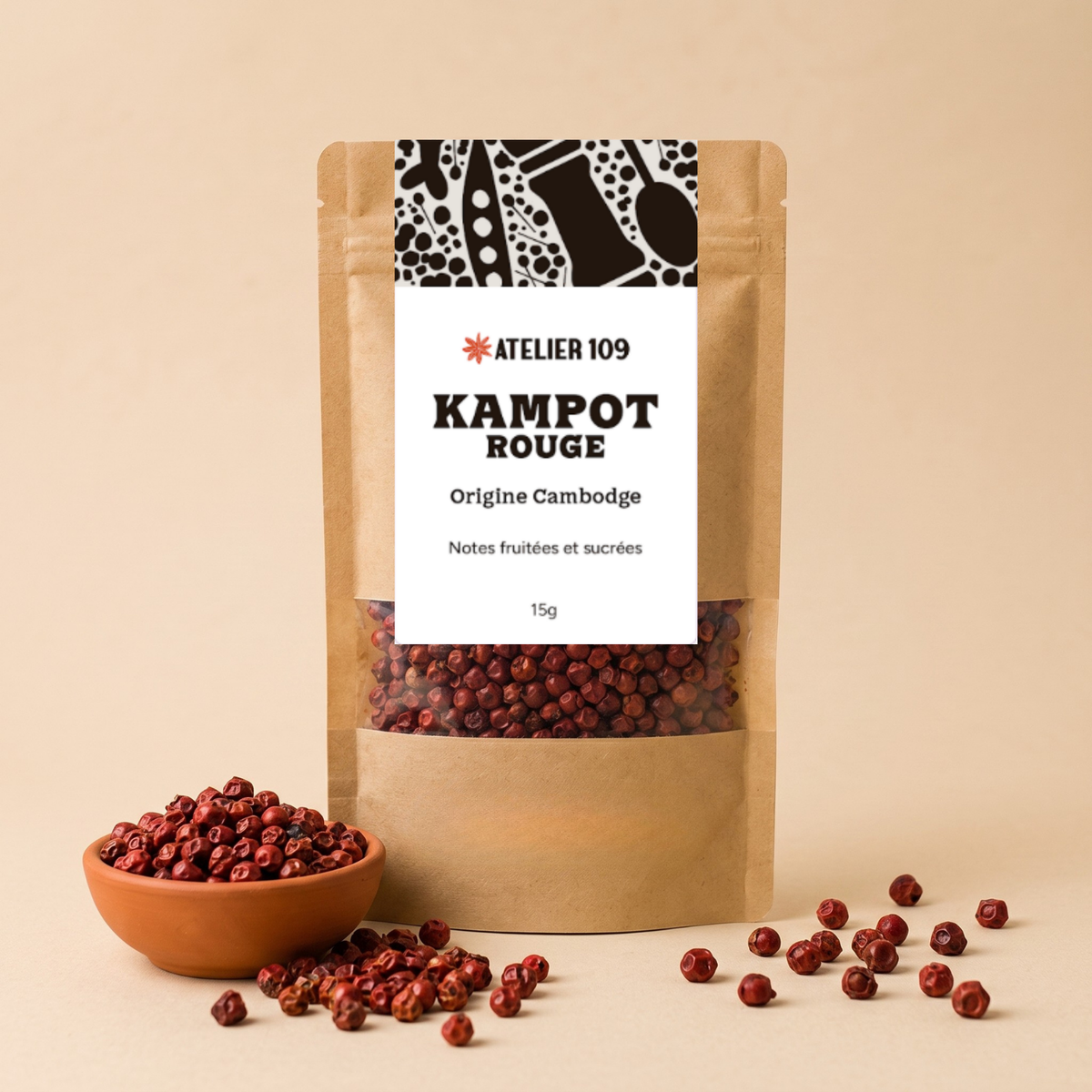 Poivre Kampot rouge Atelier 109