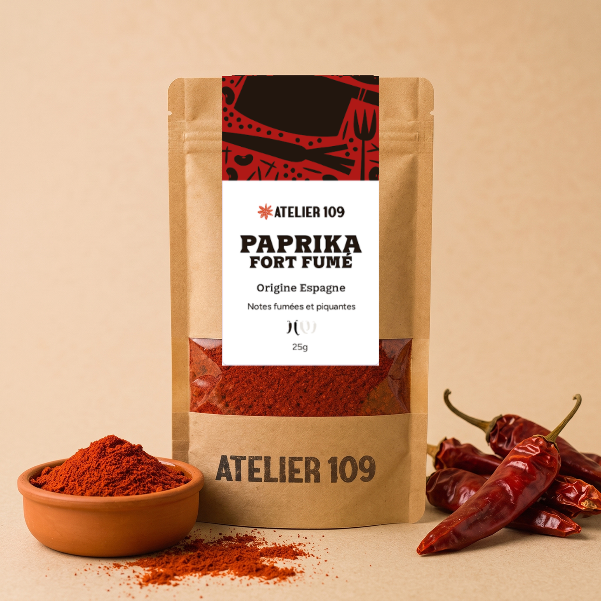 Paprika fort fumé AOP Atelier 109