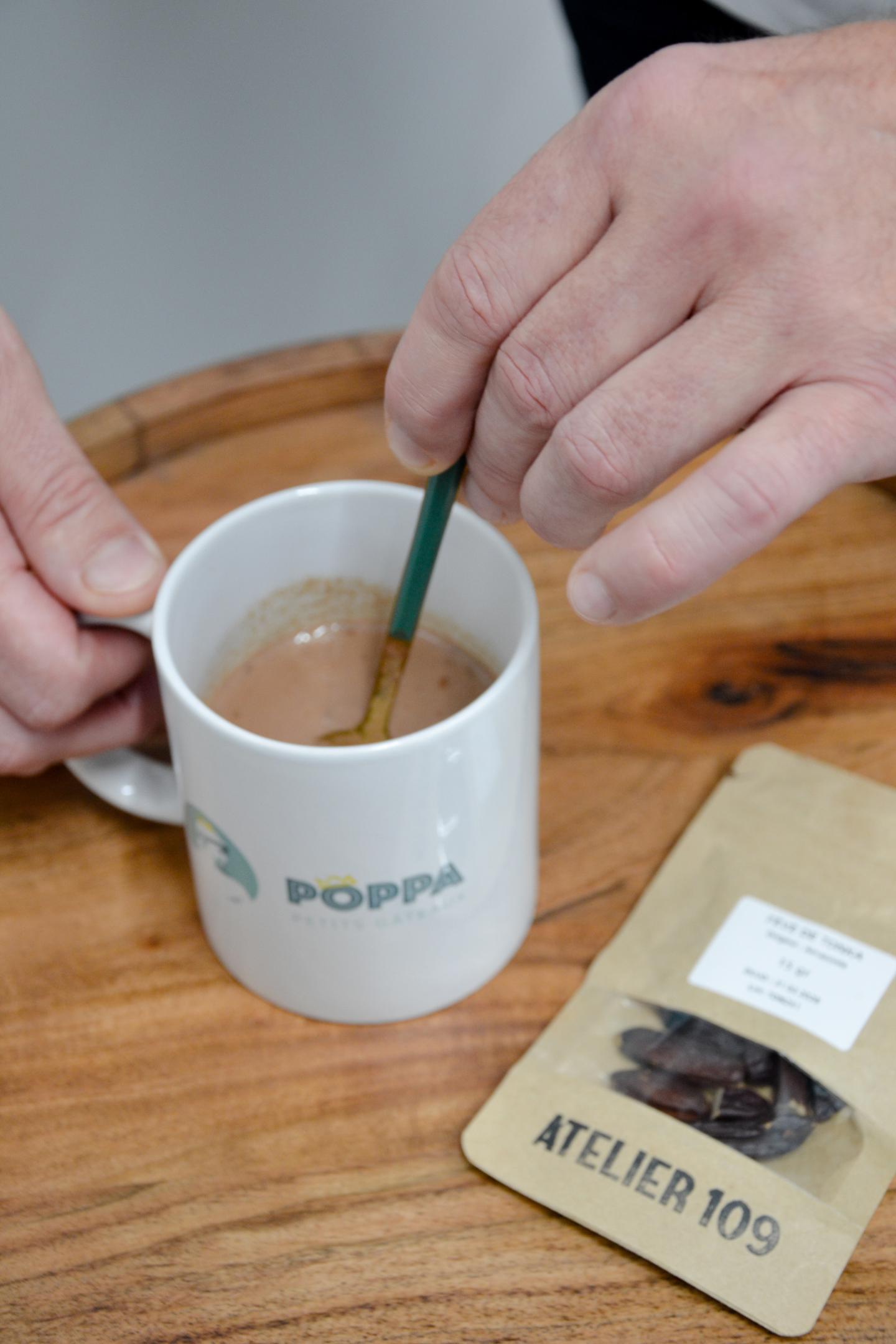 Chocolat chaud tonka