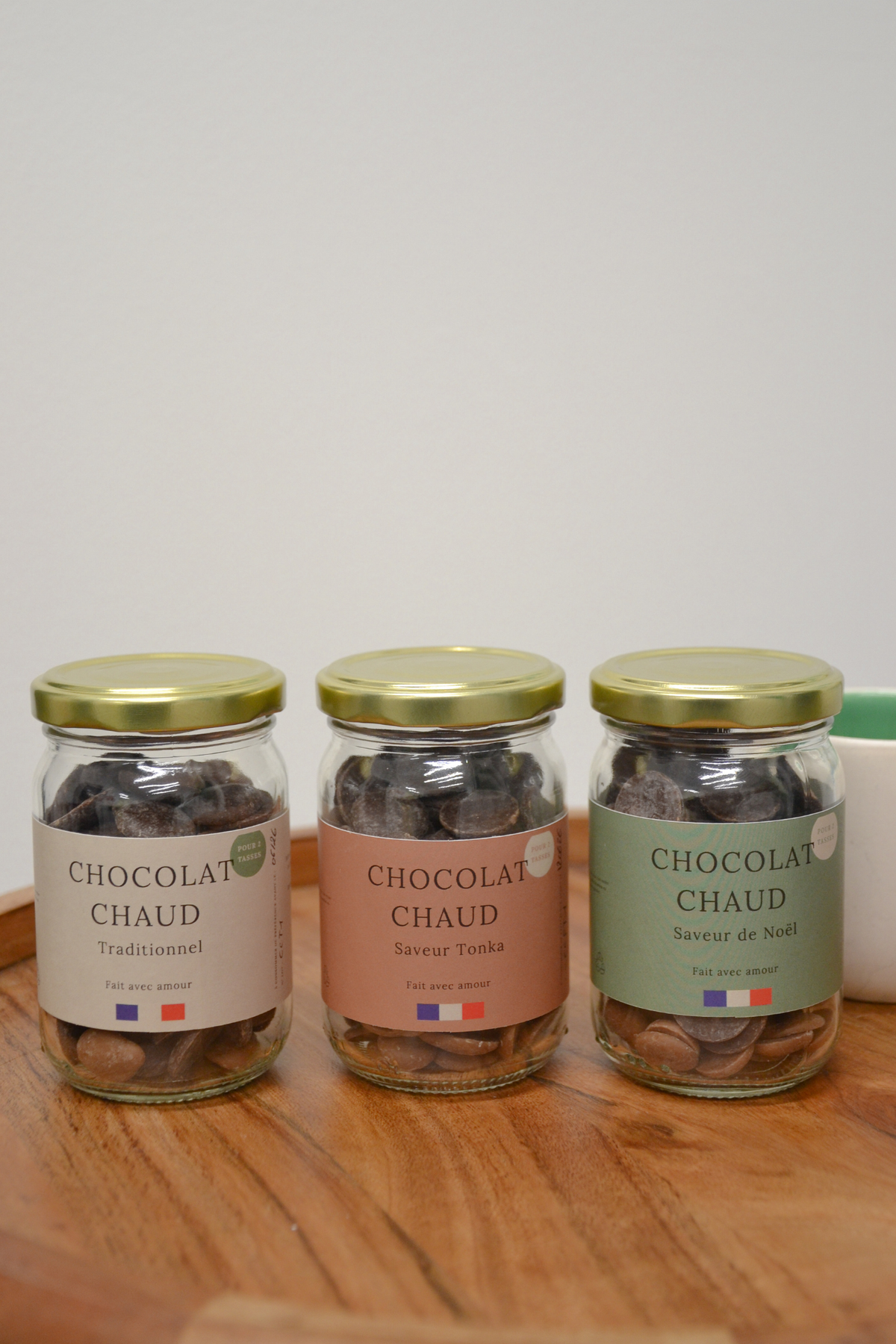 Trio chocolats chauds