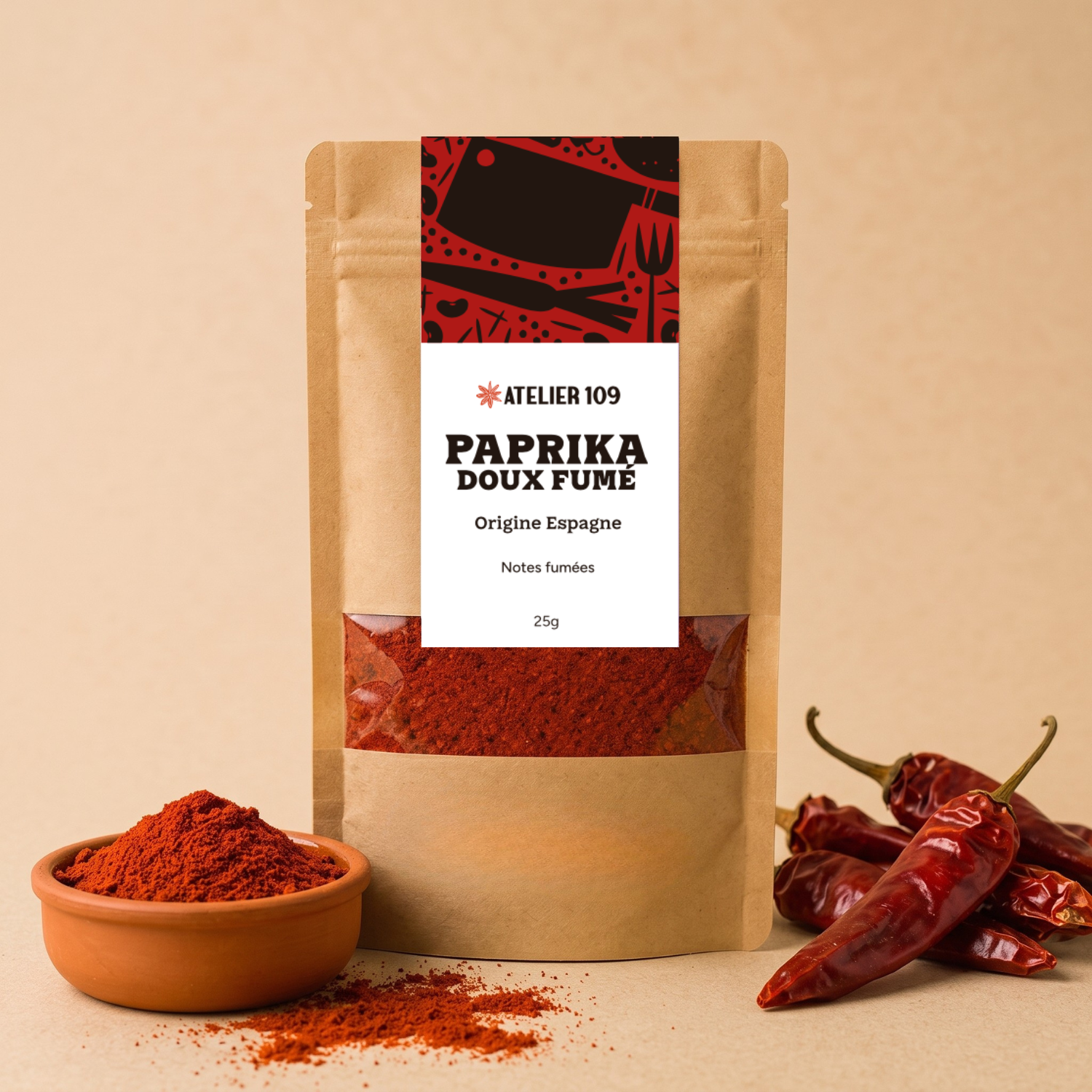 Paprika doux fumé AOP Atelier 109